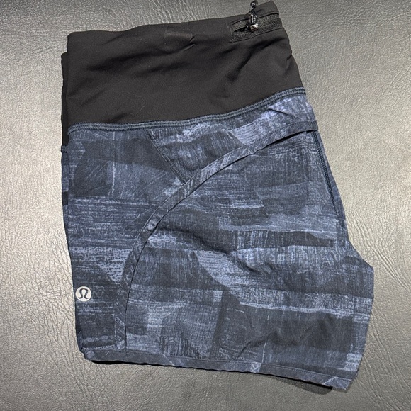 Lululemon Athletica Black and Navy Athletic Shorts - Picture 4 of 4